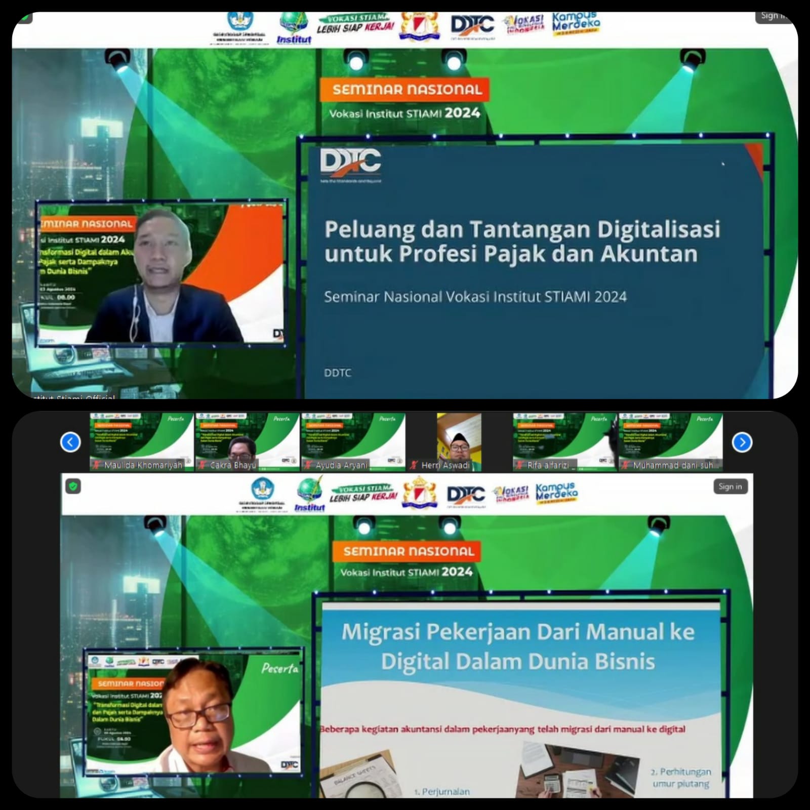 Vokasi STIAMI Bahas Dampak Digitalisasi Pajak dan Akuntansi dalam Dunia Bisnis
