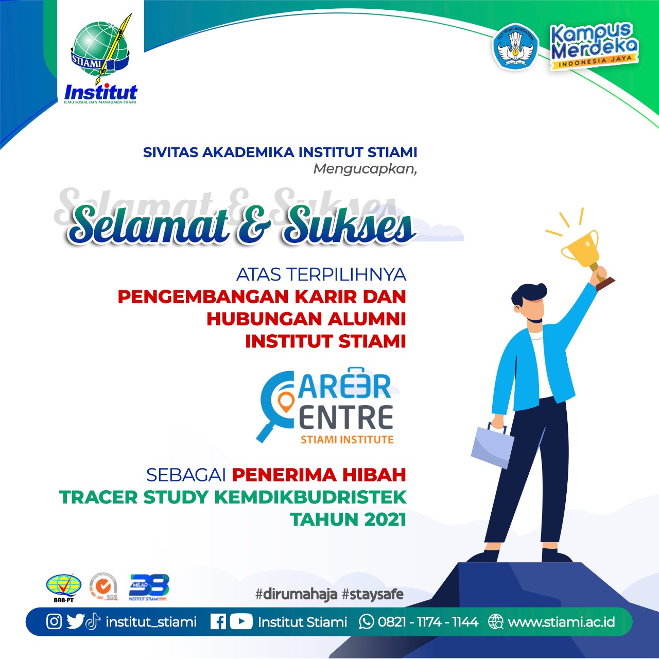 STIAMI Raih Hibah Tracer Study Kemdikbudristek 2021: Bukti Komitmen pada Mutu Lulusan